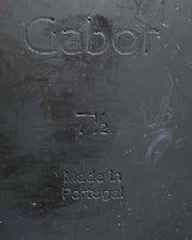 Load image into Gallery viewer, Gabor Women&#39;s Black Leather Round Toe Pull-On Ankle Boots Size 7.5

