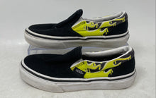 Load image into Gallery viewer, Vans Kids Classic Off The Wall 507452 Black Yellow Sneaker Shoes Size 12.5
