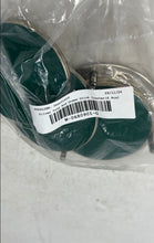 Load image into Gallery viewer, Lot Of 6 Pcs Assorted Silver-Tone And Green Lining Drink Coasters
