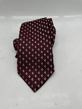 Load image into Gallery viewer, Alvaro Castagnino Mens Red Geometric Print Handmade Adjustable Designer Tie
