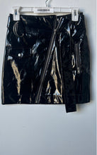 Load image into Gallery viewer, H&amp;M Womens Black Front Zip Pockets Belted Short-Length Mini Skirt Size 4
