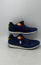 Load image into Gallery viewer, U.S. Polo Assn. Mens U-Laps-BX Navy Blue Orange Low Top Sneakers Shoes Size 8.5M
