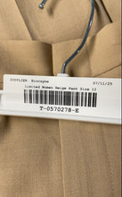 Load image into Gallery viewer, Limited America Womens Beige Pleated Front High-Rise Wide-Leg Dress Pants Sz 12
