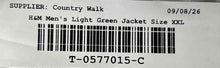 Load image into Gallery viewer, H&amp;M Womens Light Green Long Sleeve Notch Lapel One-Button Blazer Size XXL
