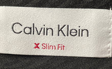 Load image into Gallery viewer, Calvin Klein Mens Black Slim Fit Flat Front Straight Leg Dress Pants Size 38x32
