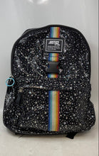 Load image into Gallery viewer, Justice Girls Multicolor Stars Print Adjustable Shoulder Strap School Backpack
