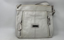 Load image into Gallery viewer, Tignanello Womens White Adjustable Strap Shoulder Crossbody Handbag
