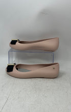 Load image into Gallery viewer, Melissa X Jason Wu Womens Space Love Pink Black Bow Slip-On Ballet Flats Size 7
