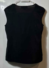 Load image into Gallery viewer, Ann Taylor Loft Womens Black Sleeveless Round Neck Casual Tank Top Size SP
