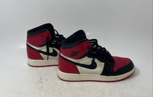 Load image into Gallery viewer, Nike Boys Air Jordan 1 High 575441-610 Black White Red Sneakers Shoes Size 6Y
