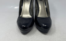 Load image into Gallery viewer, G By Guess Womens Black Leather Slip-On Stiletto Pump Heels Size 10W
