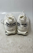 Load image into Gallery viewer, Unbranded Womens White Round Toe Low Top Lace-Up Sneaker Shoes Size 42
