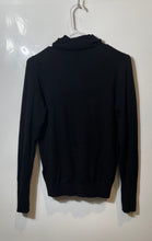 Load image into Gallery viewer, Zara Womens Black Knitted Long Sleeve Turtleneck Pullover Sweater Size Medium
