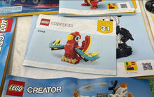 Load image into Gallery viewer, Lot Of Assorted Lego Creator 3-In-1 Mixed Variety Instruction Manuals For Age 3+
