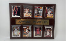 Load image into Gallery viewer, Dwyane Wade #3 Wooden Showcase Wall Hanging Card Frame Basketball Plaque
