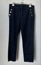 Load image into Gallery viewer, Anne Klein Womens Dark Blue Denim Slash Pockets Stretch Straight Jeans Size 10
