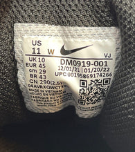 Load image into Gallery viewer, Nike Mens Downshifter 12 DM0919-001 Black Low Top Lace-Up Sneaker Shoes Size 11W
