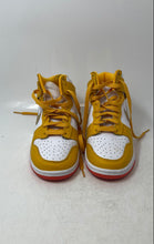 Load image into Gallery viewer, Nike Womens Dunk High DQ4691-700 Yellow White Lace-Up Sneakers Shoes Size 6

