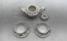 Load image into Gallery viewer, Shabby Chic Teaware Collection Multicolor Floral Print Porcelain Tea Set
