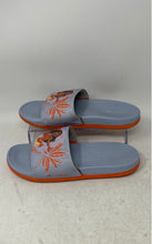 Load image into Gallery viewer, Adidas x Disney Girls Adilette Comfort Blue Orange Slip-On Slide Sandals Size 3
