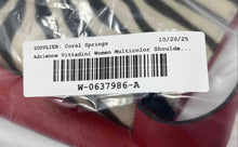 Load image into Gallery viewer, Adrienne Vittadini Womens Multicolor Zebra Print Single Strap Flap Shoulder Bag
