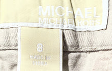 Load image into Gallery viewer, Michael Kors Womens Brown Flat Front Pockets Bootcut Leg Chino Pants Size 8
