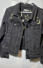 Load image into Gallery viewer, Cactus + Pearl Womens Black Long Sleeve Button Front Chest Pockets Jacket Size S
