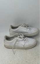 Load image into Gallery viewer, Puma Womens Carina White Leather Lace-Up Sneaker Shoes Size 7.5 No Insoles
