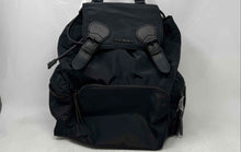 Load image into Gallery viewer, Steve Madden Womens Bsolly Black Top Handle Adjustable Strap Flap Backpack
