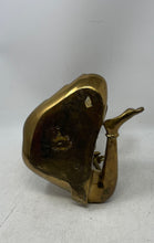 Load image into Gallery viewer, Vintage Brass Snake Charmer Musician Playing Flute Figurine Statue
