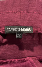 Load image into Gallery viewer, Fashion Nova Womens Red Drawstring Pockets Elastic Waist Jogger Pants Size S
