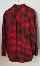 Load image into Gallery viewer, J.Crew Mens Red Green Plaid Print Cotton Long Sleeve Button-Up Shirt Size XL
