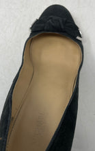 Load image into Gallery viewer, Michael Kors Womens Black Suede Bow Round Toe Block Pump Heels Size 8.5M
