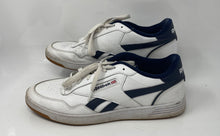Load image into Gallery viewer, Reebok Mens Classic Leather FZ0808 White Navy Blue Sneakers Shoes Size 12
