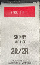 Load image into Gallery viewer, Express Womens Black Flat Front Stretch Mid Rise Skinny Leg Ankle Pants Size 2R
