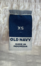 Load image into Gallery viewer, Old Navy Womens White Puff Sleeve Sweetheart Neck Pullover Swing Dress Size XS
