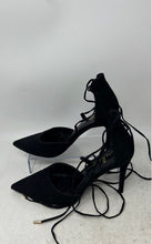 Load image into Gallery viewer, Lulus Womens Marie Black Pointed Toe Stiletto Gladiator Heels Size 8
