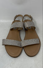 Load image into Gallery viewer, Steve Madden Womens Marisa Beige Rhinestone Studded Slingback Sandals Size 8.5M
