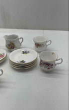 Load image into Gallery viewer, Royal Standard White 14-Pcs Floral Print Ceramic Tea Cup Set
