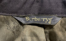Load image into Gallery viewer, Authentic Burberry Mens Blue Pure Wool Two-Button Blazer No Size Pit To Pit 23"
