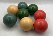 Load image into Gallery viewer, Set Of 8 Pieces Multicolor Outdoor Backyard Games Bocce Balls With Bag
