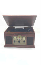 Load image into Gallery viewer, Victrola 6 In 1 Nostalgic Entertainment Center Brown Turntable Not Tested
