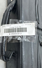 Load image into Gallery viewer, Vintage Black Leather Top Handle Outer Pockets Emerald Panthers Club Garment Bag
