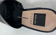 Load image into Gallery viewer, Dolce Vita Womens Marsha Black Leather Slip-On Chunky Heel Slide Sandals Size 7
