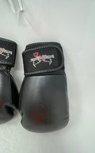 Load image into Gallery viewer, Century Unisex Black Adjustable Strap I Love Kickboxing Boxing Gloves 12 Oz
