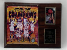 Load image into Gallery viewer, Multicolor Collectible Miami Heat 2006 NBA World Champions Photo Plaque

