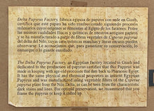 Load image into Gallery viewer, El Hagri Egyptian Papyrus Framed Art Painting Goddess Isis With Queen Nefertari
