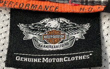 Load image into Gallery viewer, Harley-Davidson Mens Gray White Checkered Short Sleeve Button-Up Shirt Size M
