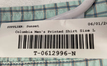 Load image into Gallery viewer, Columbia Mens PFG Super Bahama Green Check Long Sleeve Button-Up Shirt Size L
