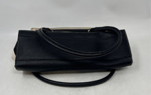 Load image into Gallery viewer, Calvin Klein Womens Black White Double Handle Inner Pockets Shoulder Bag
